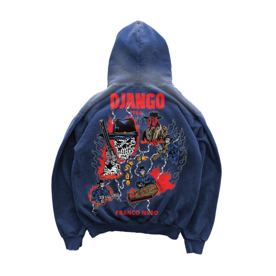 Streetwear × Vintage × Warren Lotas Warren Lotas Django Hoodie | Grailed