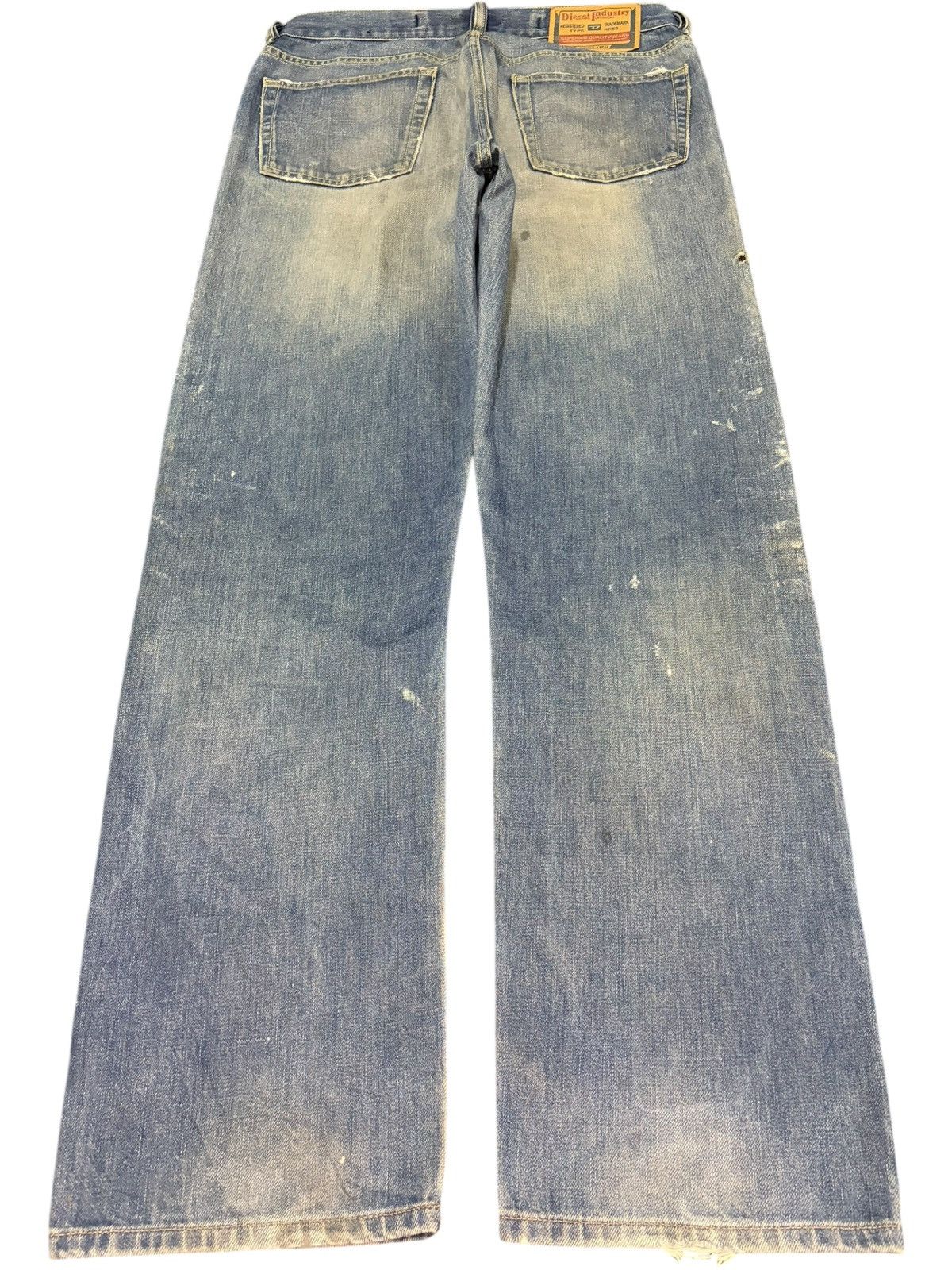 Diesel Vintage Italy Diesel Mud Wash Distress Baggy Jeans Size US 32 / EU 48 - 2 Thumbnail