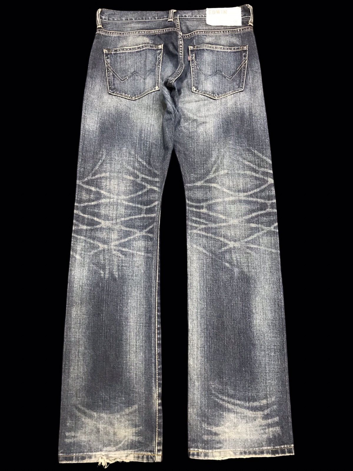 Edwin 💥90s Style💥EDWIN 403 REGULAR CRAZY FADES DENIM F403 Size US 32 / EU 48 - 2 Thumbnail