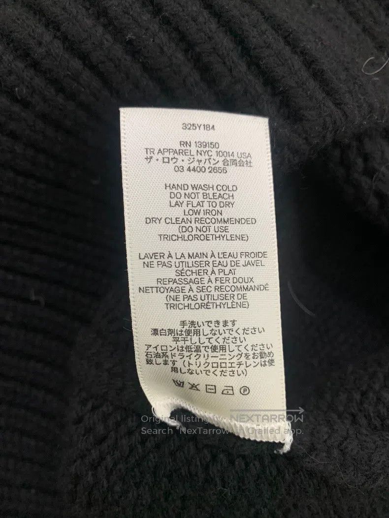 The Row The row Loose Black Sweater Size XS / US 0-2 / IT 36-38 - 5 Thumbnail