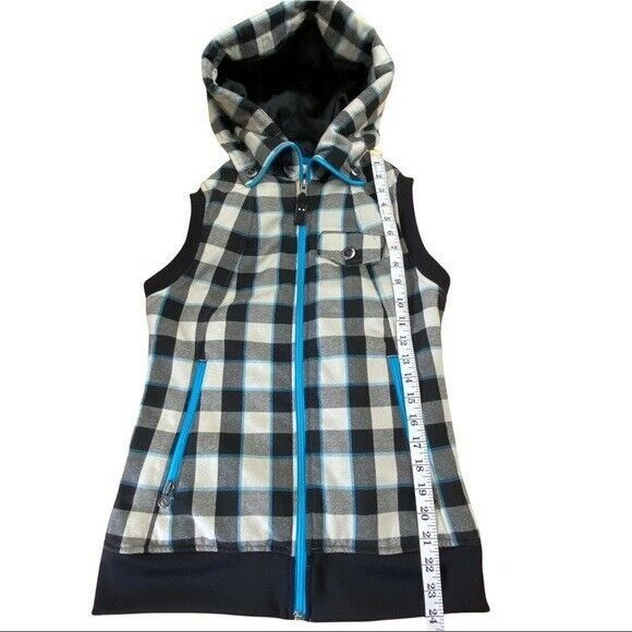Burton Burton Ho Chi Minh Plaid Vest Dry Ride Hooded Small EUC Size S / US 4 / IT 40 - 9 Thumbnail