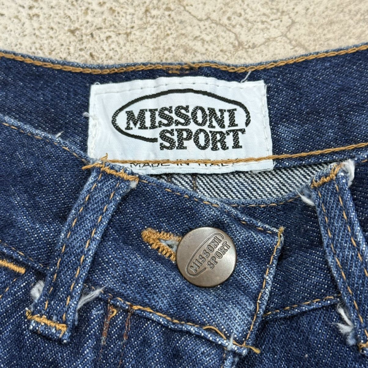 Missoni Missoni Embroidery Multicolor Unisex Denim Pants Size 24" / US 00 / IT 34 - 15 Thumbnail