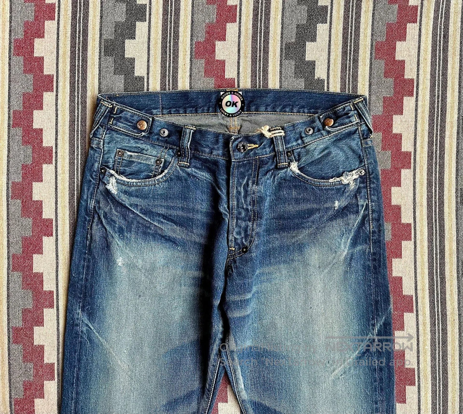 Prps Prps Destroyed Distressed Denim Jeans. Size US 32 / EU 48 - 3 Thumbnail