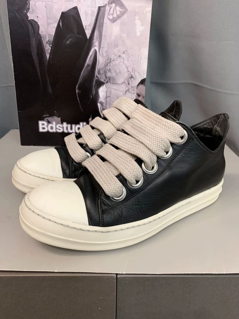 Rick Owens Rick Owens low-top wide shoelace leather deck shoes Size US 7 / EU 40 - 4 Thumbnail