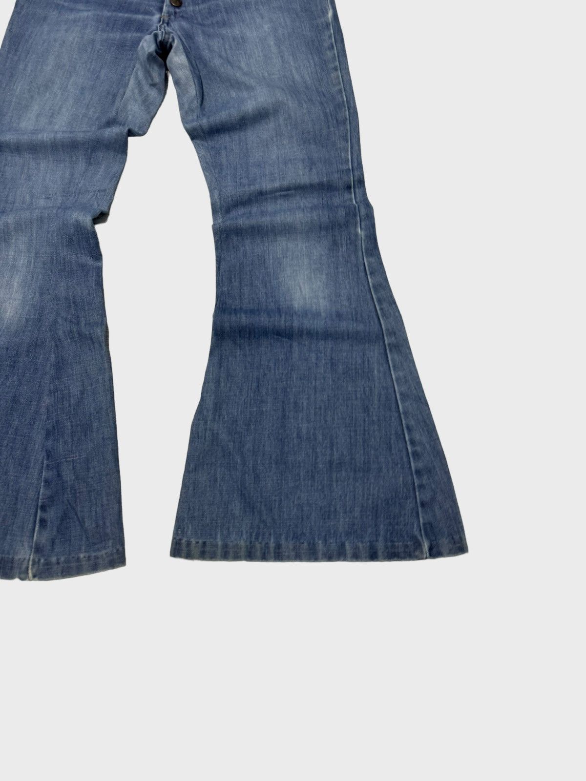 Hysteric Glamour × If Six Was Nine × Le Grande Bleu (L.G.B.) Vintage Rick Owens Junya Watanabe Style Ultra Flared Jeans Size US 27 - 6 Thumbnail