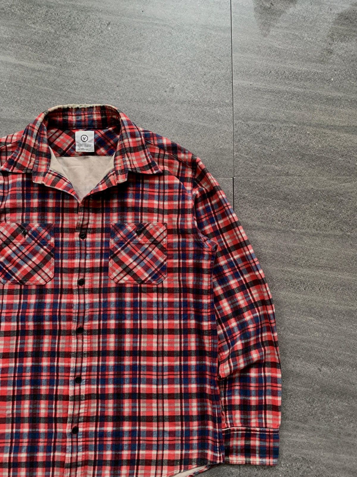 Visvim FREE TAX! 2000s Thick Plaid Flannel Shirt Size US M / EU 48-50 / 2 - 3 Thumbnail