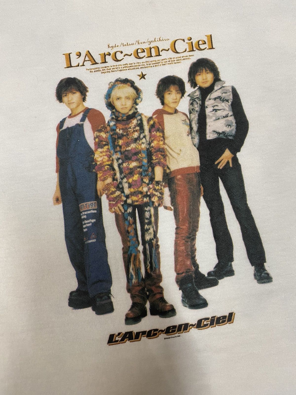 Band Tees × Japanese Brand × Vintage VINTAGE JAPANESE BAND L’ARC~EN~CIEL 1998 RARE TEE Size US M / EU 48-50 / 2 - 4 Thumbnail
