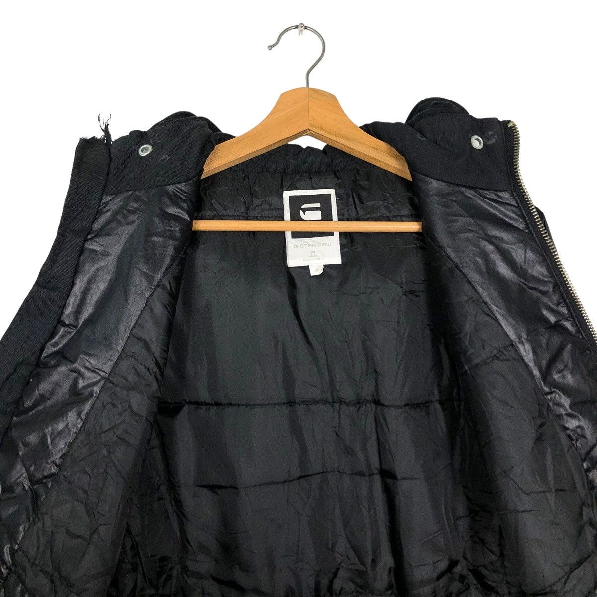 Japanese Brand 🔥VINTAGE SOFT LEATHER BOMBER JACKET G-STAR RAW Size US M / EU 48-50 / 2 - 12 Thumbnail