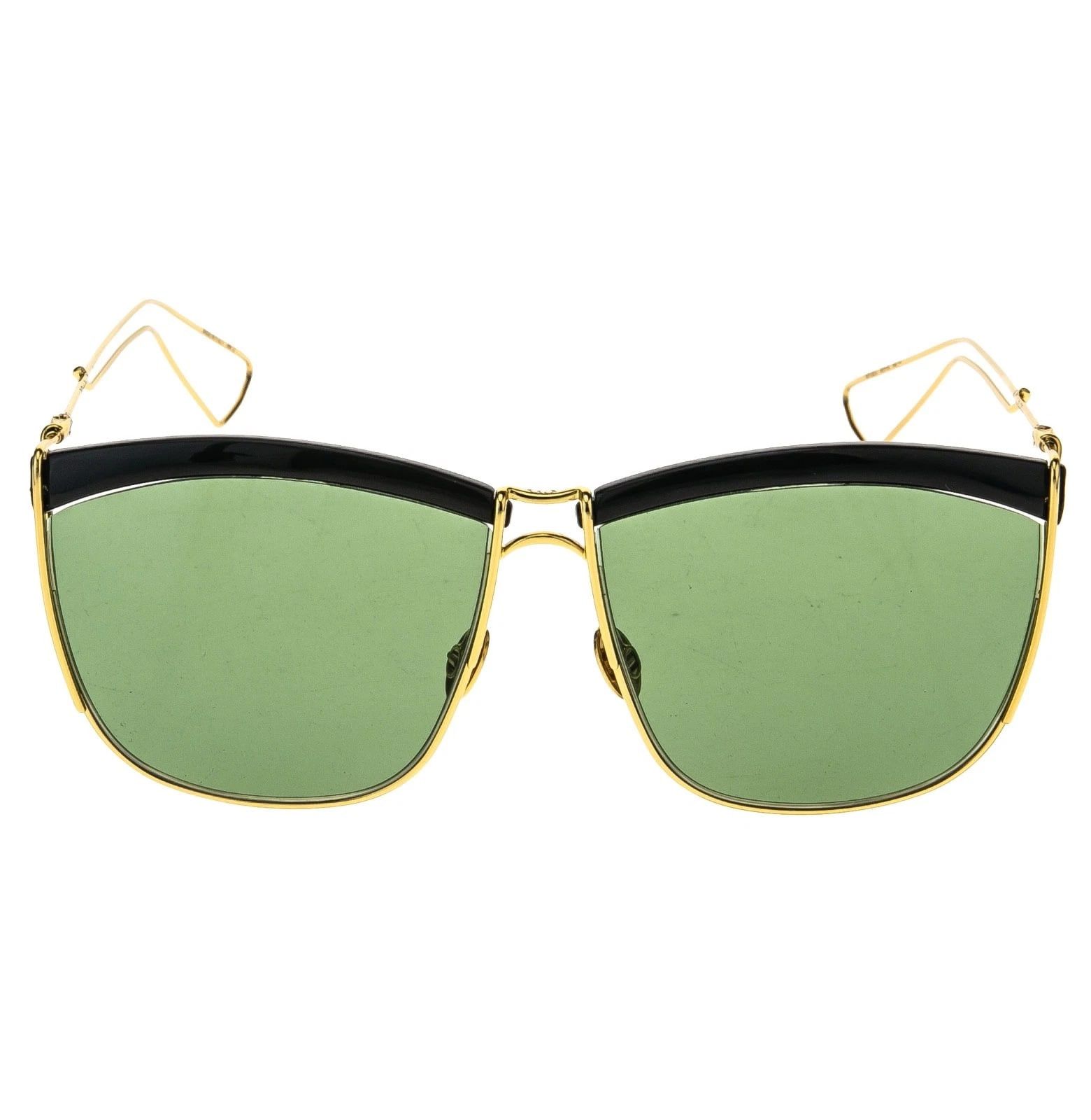 Christian Dior Monsieur CHRISTIAN DIOR SOELECTRIC SO ELECTRIC Gold Black Sunglasses Size ONE SIZE - 6 Thumbnail