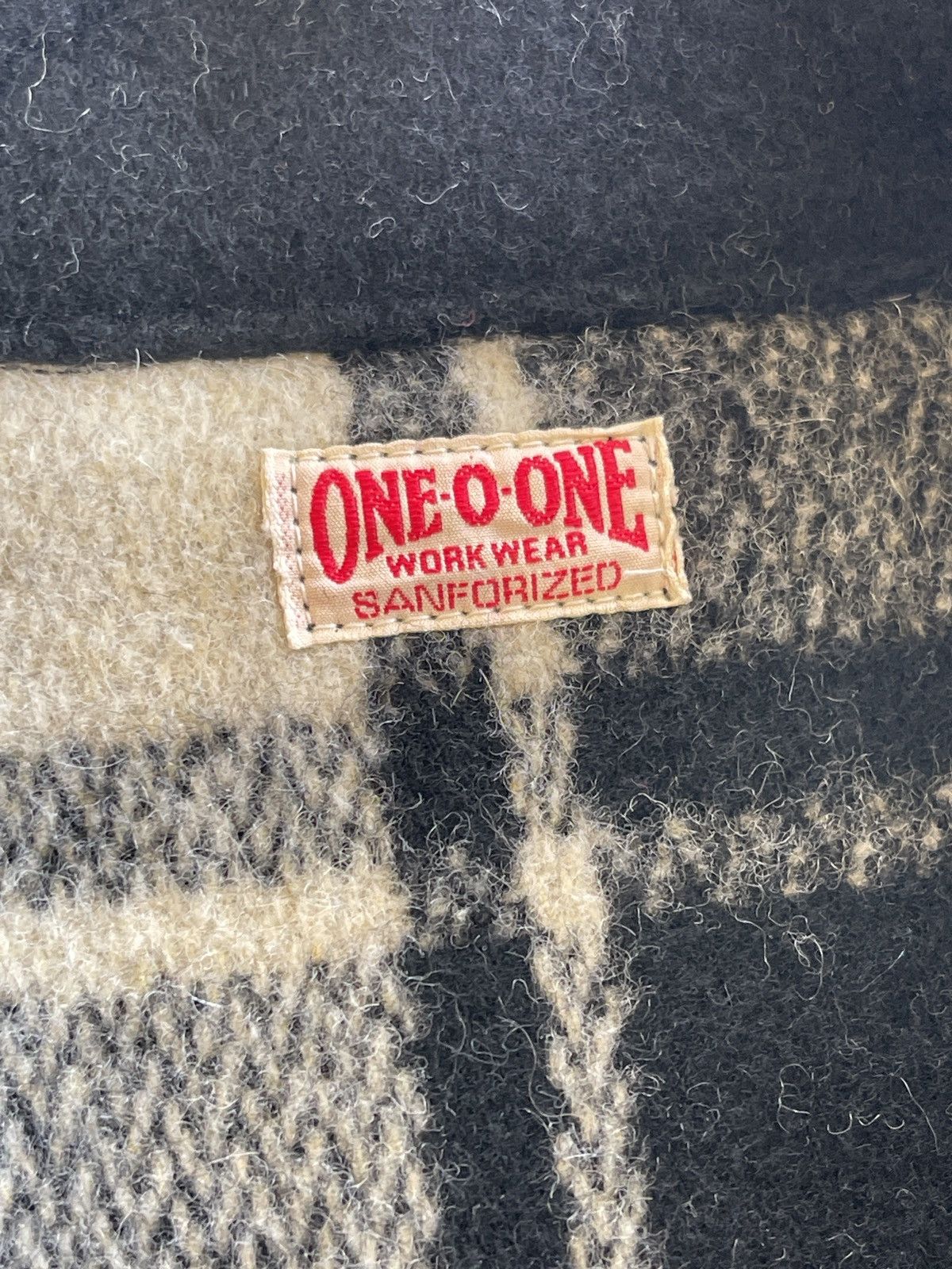 Vintage Vintage 1O1 Workwear Sanforized Wool Plaid Lumberman Jacket Size US L / EU 52-54 / 3 - 9 Thumbnail