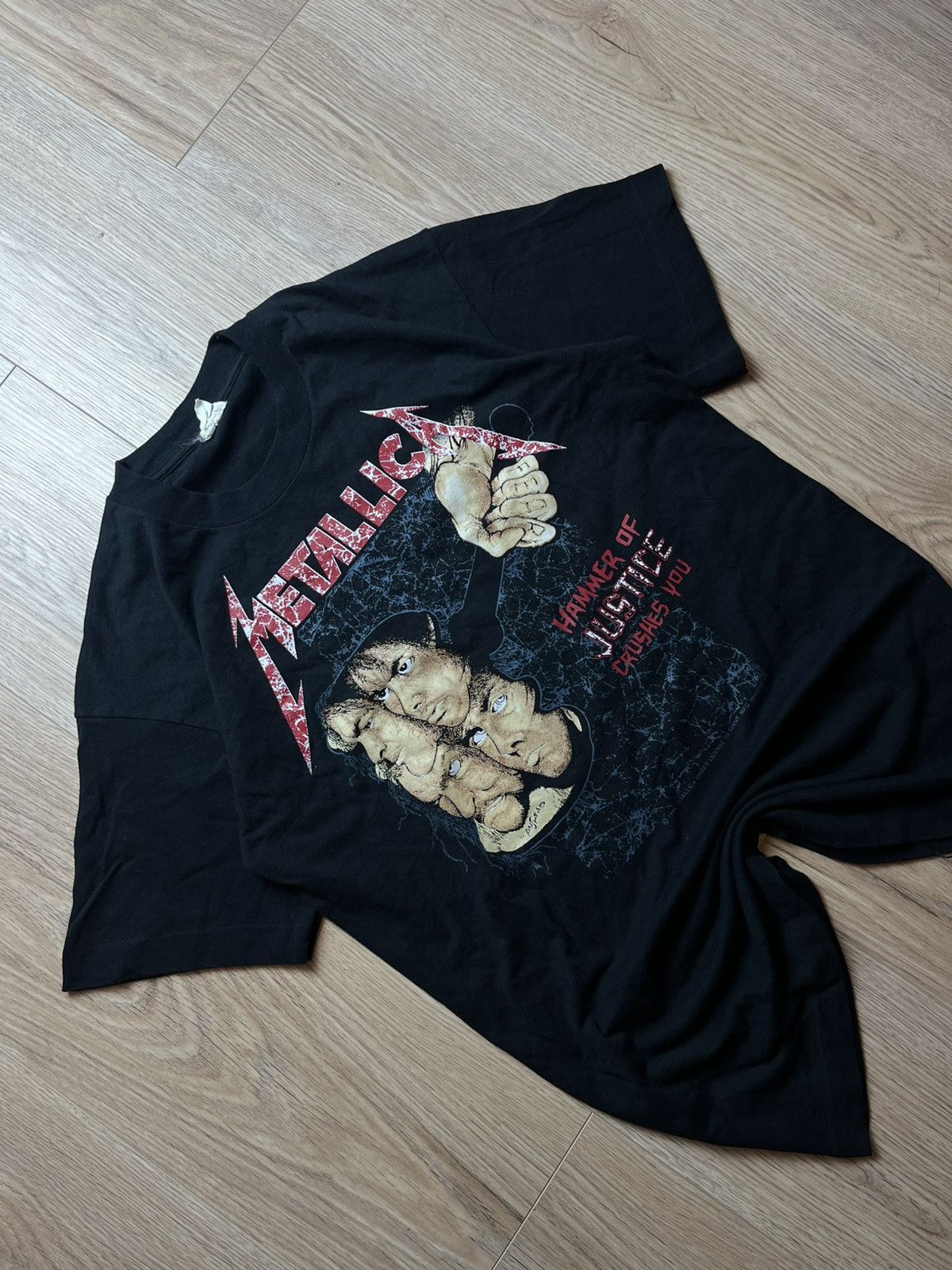 Metallica Metallica Justice For All Vintage 1994 T-shirt Merchandise Size US M / EU 48-50 / 2 - 2 Thumbnail