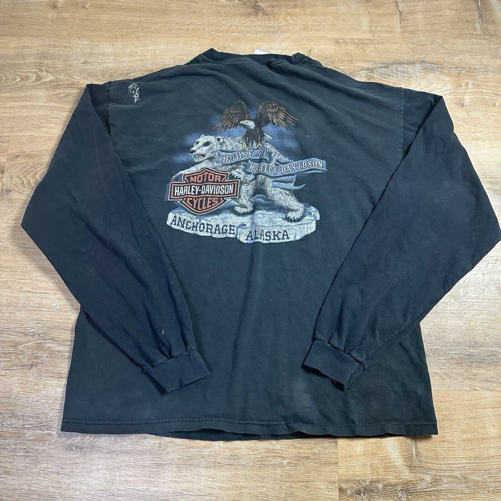 Harley Davidson Harley Davidson Anchorage shirt Mens XL 2004 Last Frontier Size US XL / EU 56 / 4 - 9 Thumbnail