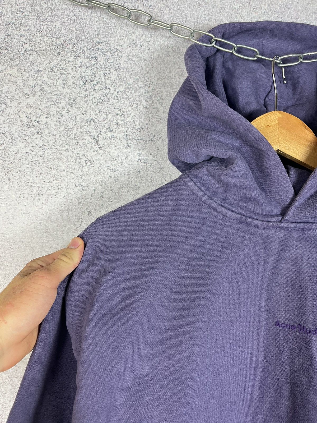 Acne Studios Acne Studios Logo Hooded Sweatshirt Oversized Size US XS / EU 42 / 0 - 4 Thumbnail