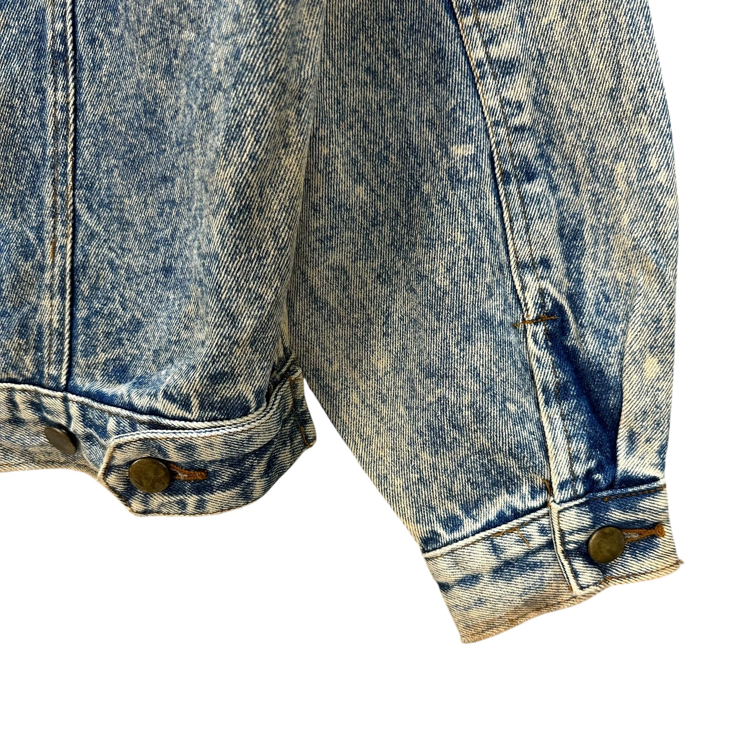 Vintage BRIGHT LIGHTS Washed Denim Jacket #A52-1203 Size US M / EU 48-50 / 2 - 16 Thumbnail