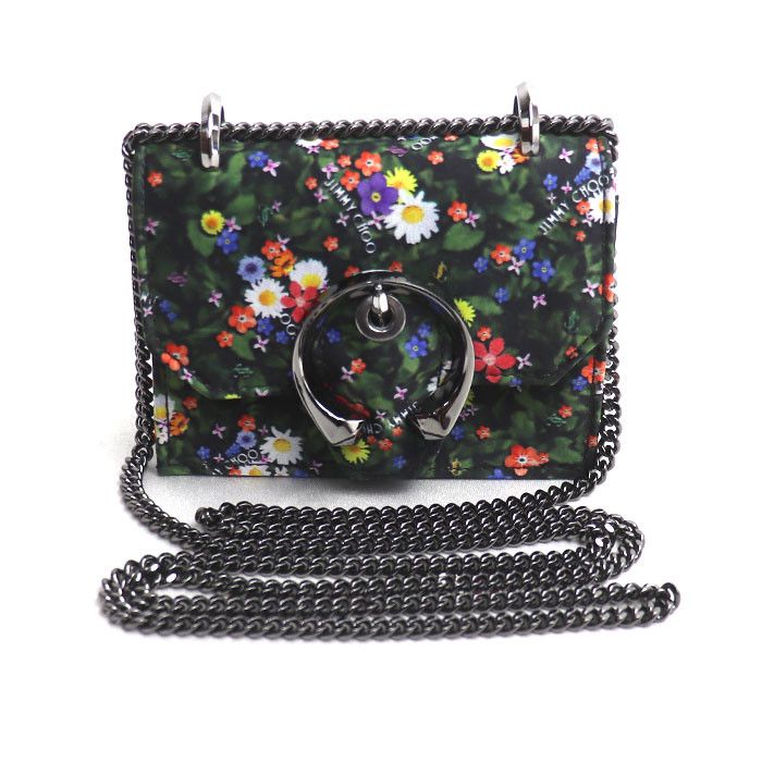 Jimmy Choo Jimmy Choo JIMMY CHOO Mini Paris Satin Shoulder Bag Textile Shoulder Bag DUTY FREE for USA Size ONE SIZE - 1 Thumbnail