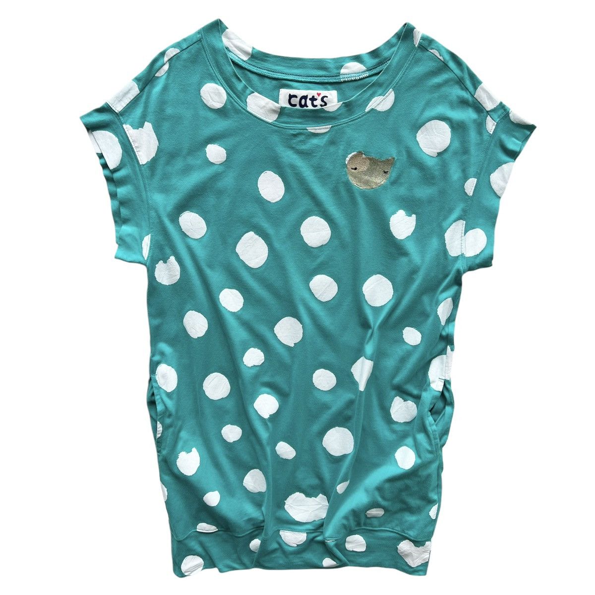 Issey Miyake × Tsumori Chisato Tsumori Chisato Polka-Dot Cats Dress Shirt Size M / US 6-8 / IT 42-44 - 1 Thumbnail