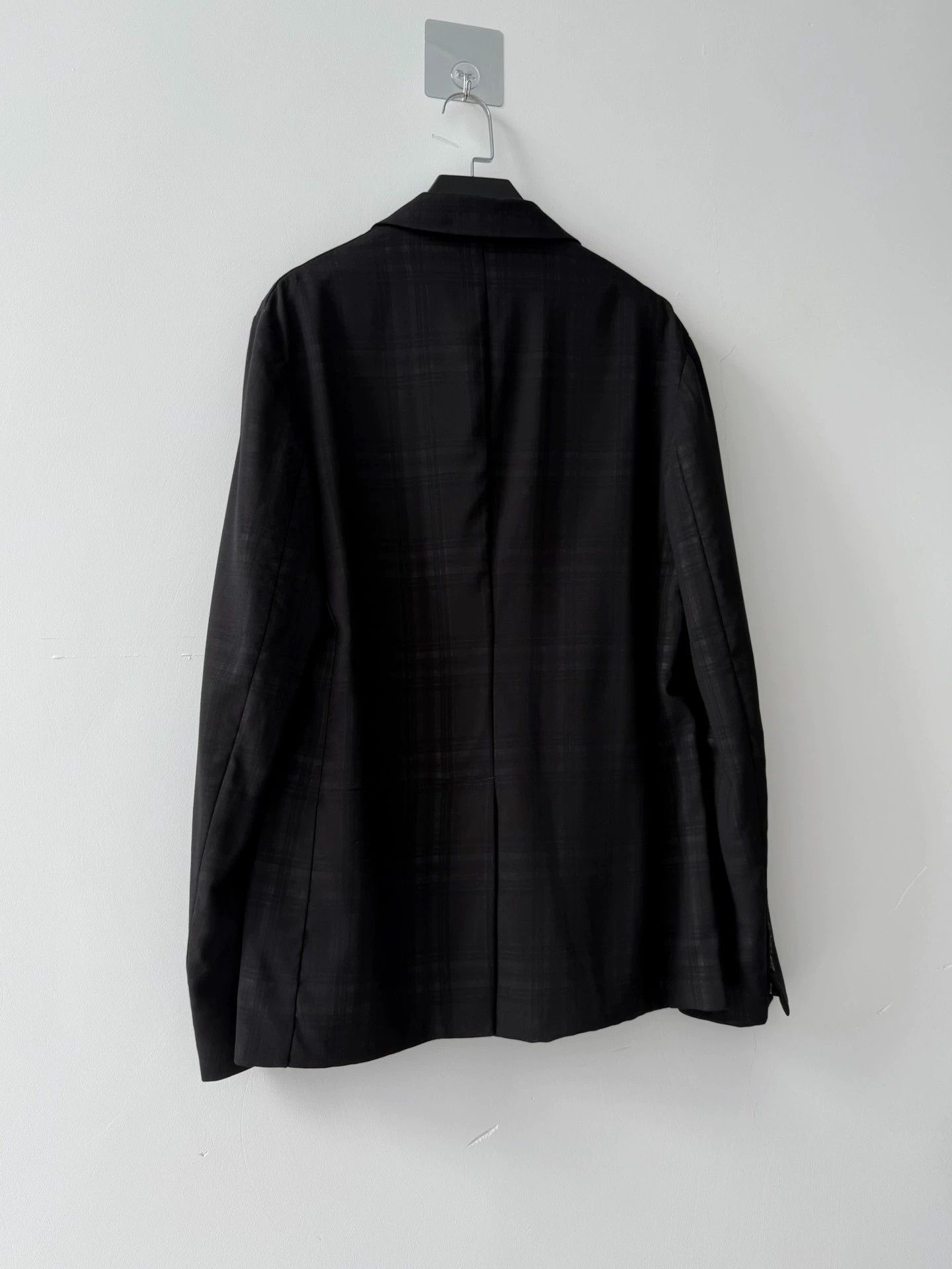 Other Maison Martin Margiela S/S12 Tulle Over Check Black L Blazer Size US L / EU 52-54 / 3 - 4 Thumbnail