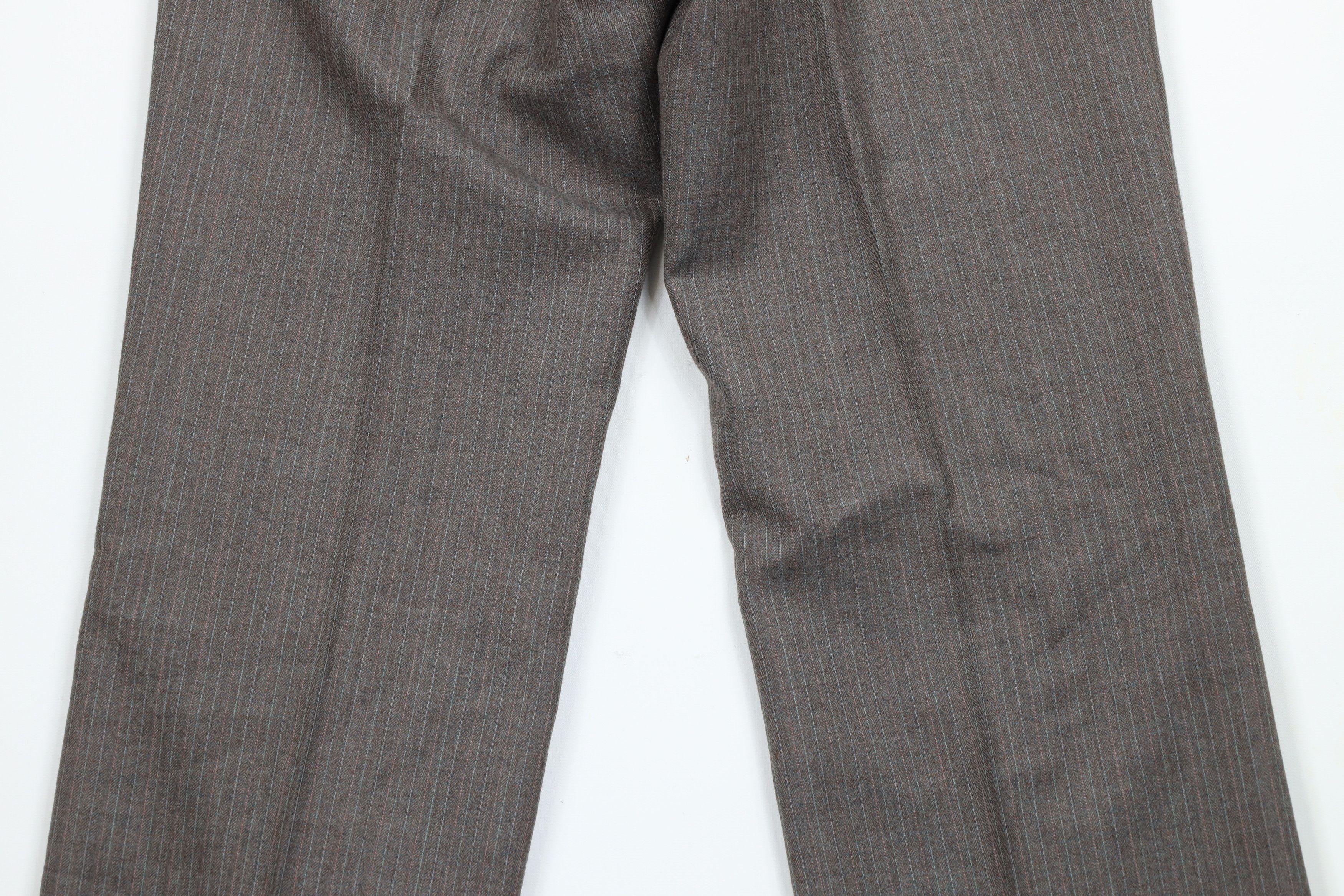 Vintage Vintage 70s Streetwear Pinstriped Wide Leg Flared Pants Size 28" / US 6 / IT 42 - 9 Thumbnail