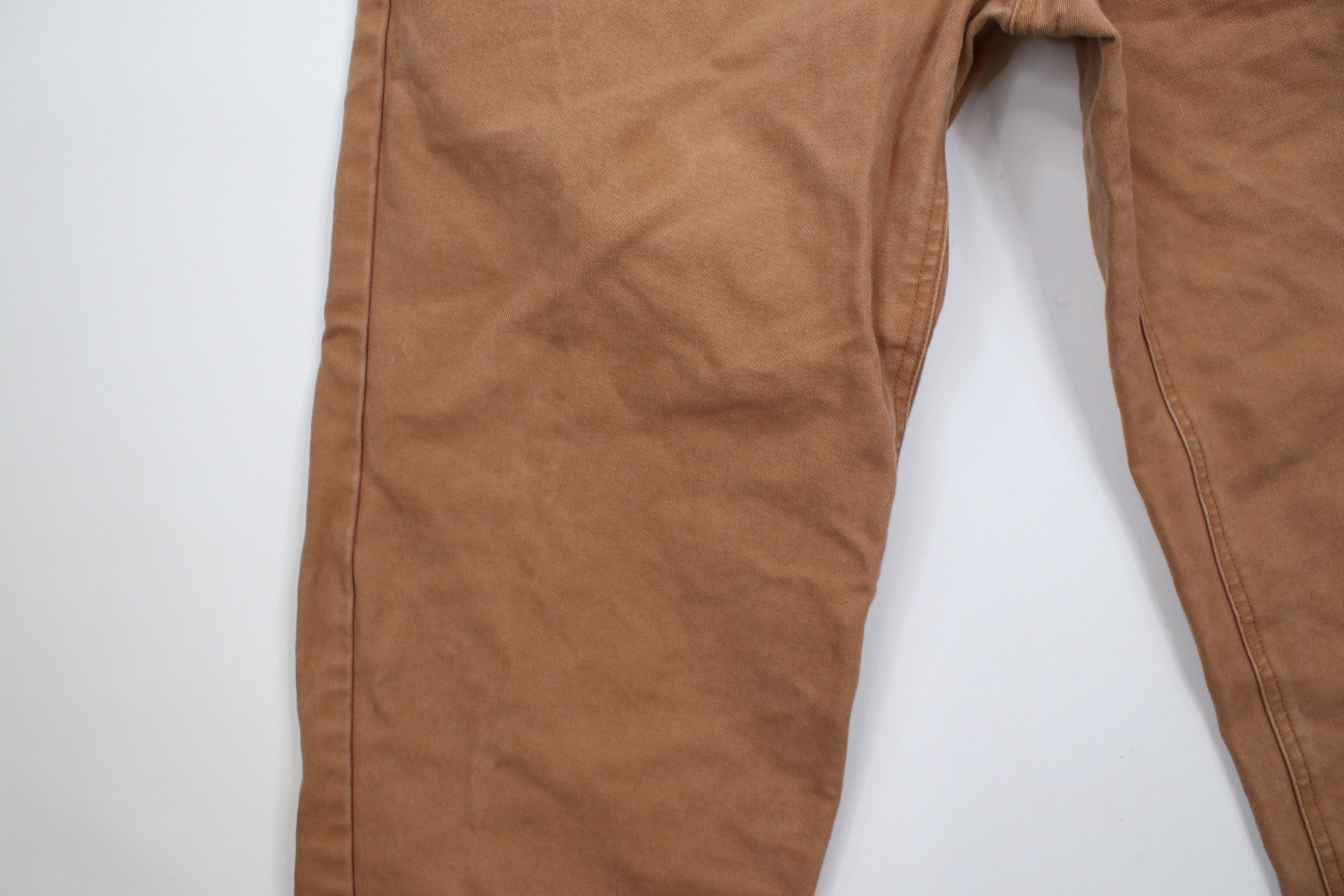 Cabelas × Vintage Vintage 90s Cabelas Canvas Workwear Pants Duck Brown Cotton Size US 32 / EU 48 - 6 Thumbnail