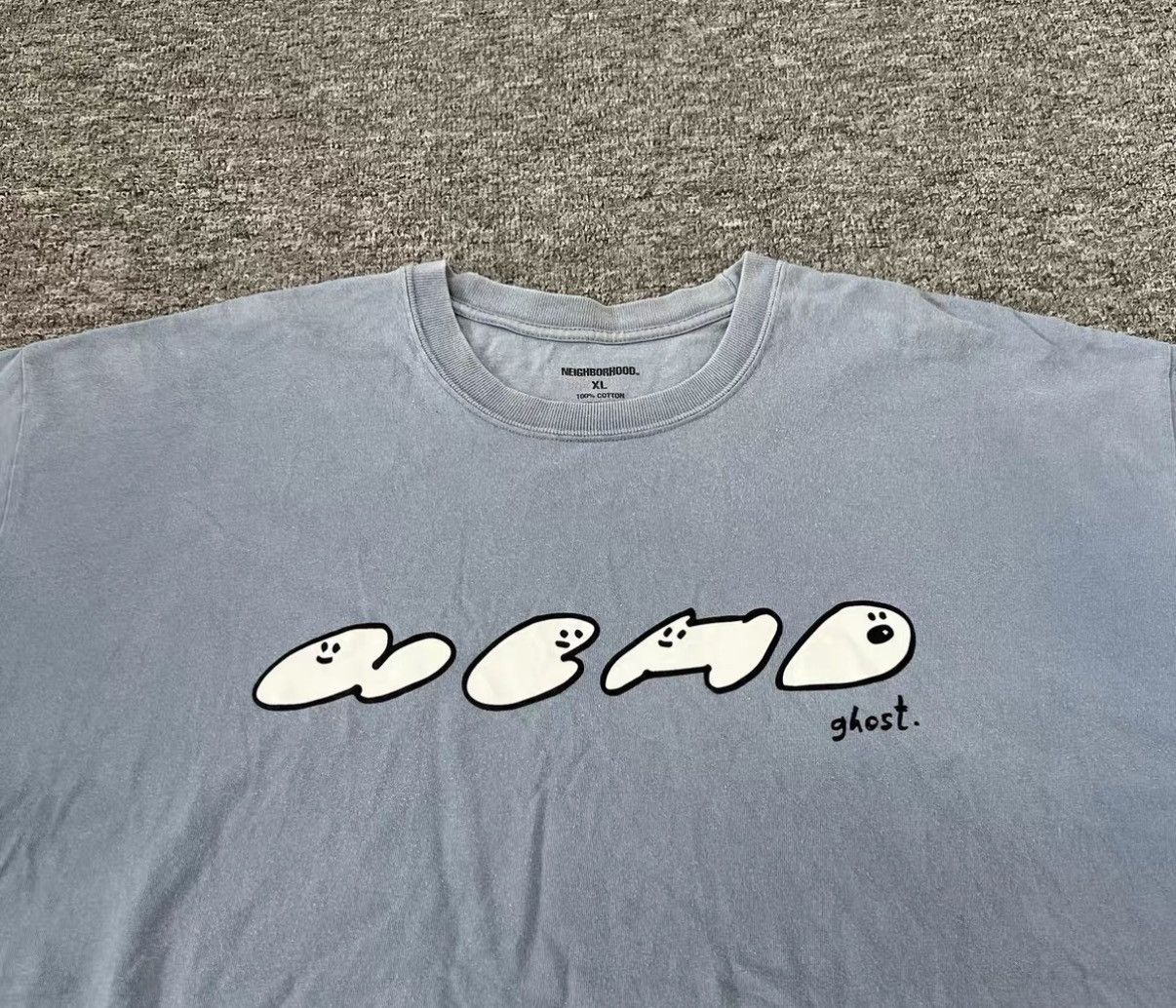 Neighborhood Neighborhood Logo Print Short Sleeve T-Shirt J16 Size US XL / EU 56 / 4 - 4 Thumbnail