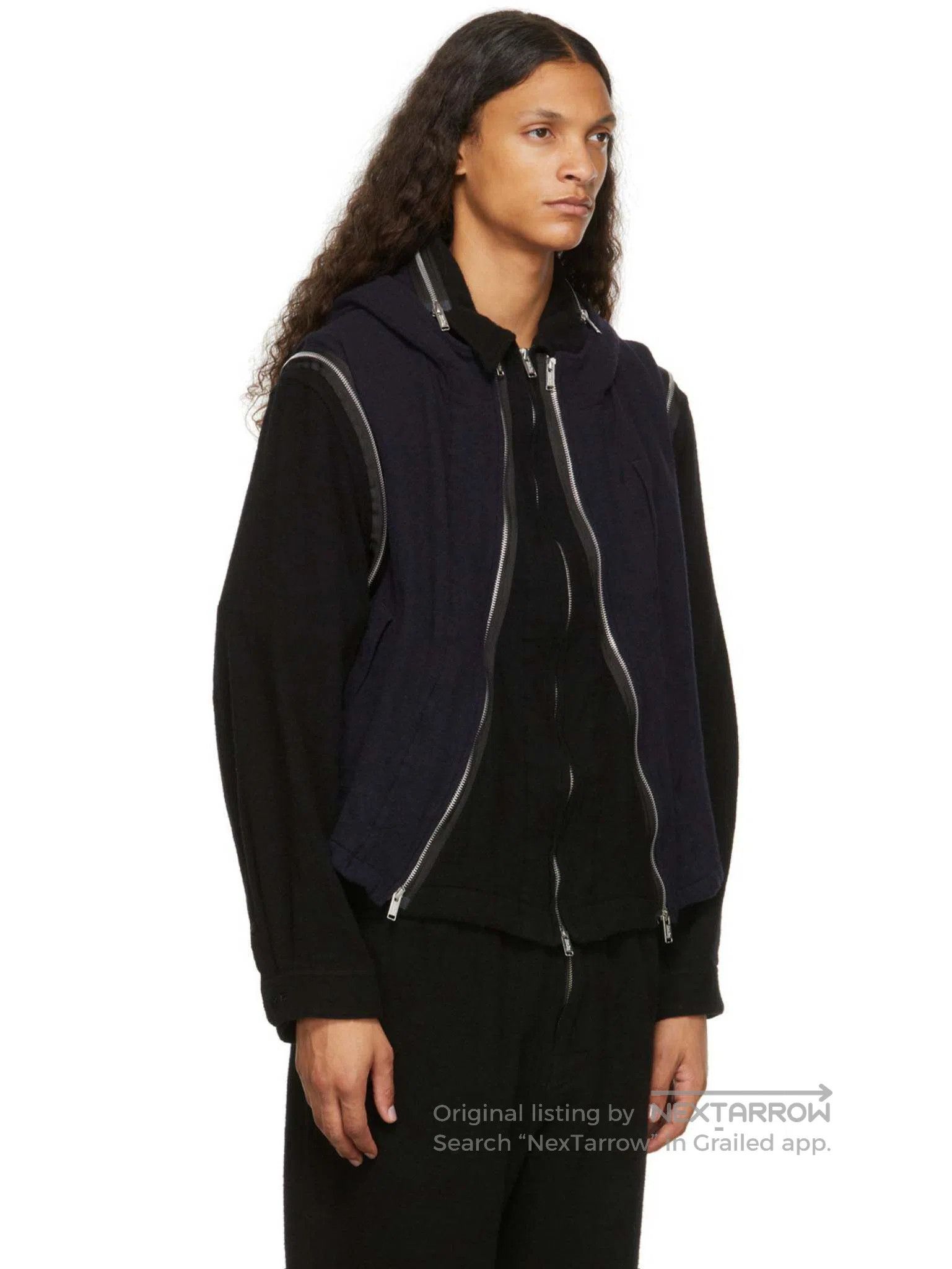 Undercover Undercover Fake Two-Piece Wool Zip Jacket Size US XL / EU 56 / 4 - 7 Thumbnail
