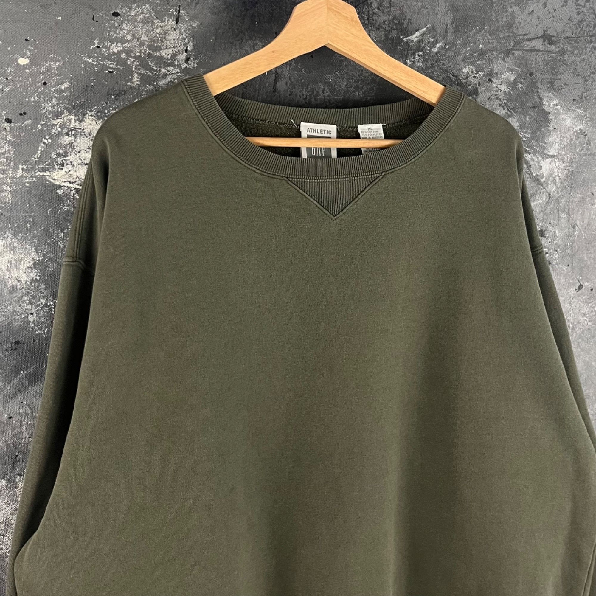 Gap × Vintage Vintage 90’s Gap Blank Sweatshirt Size US XL / EU 56 / 4 - 2 Thumbnail