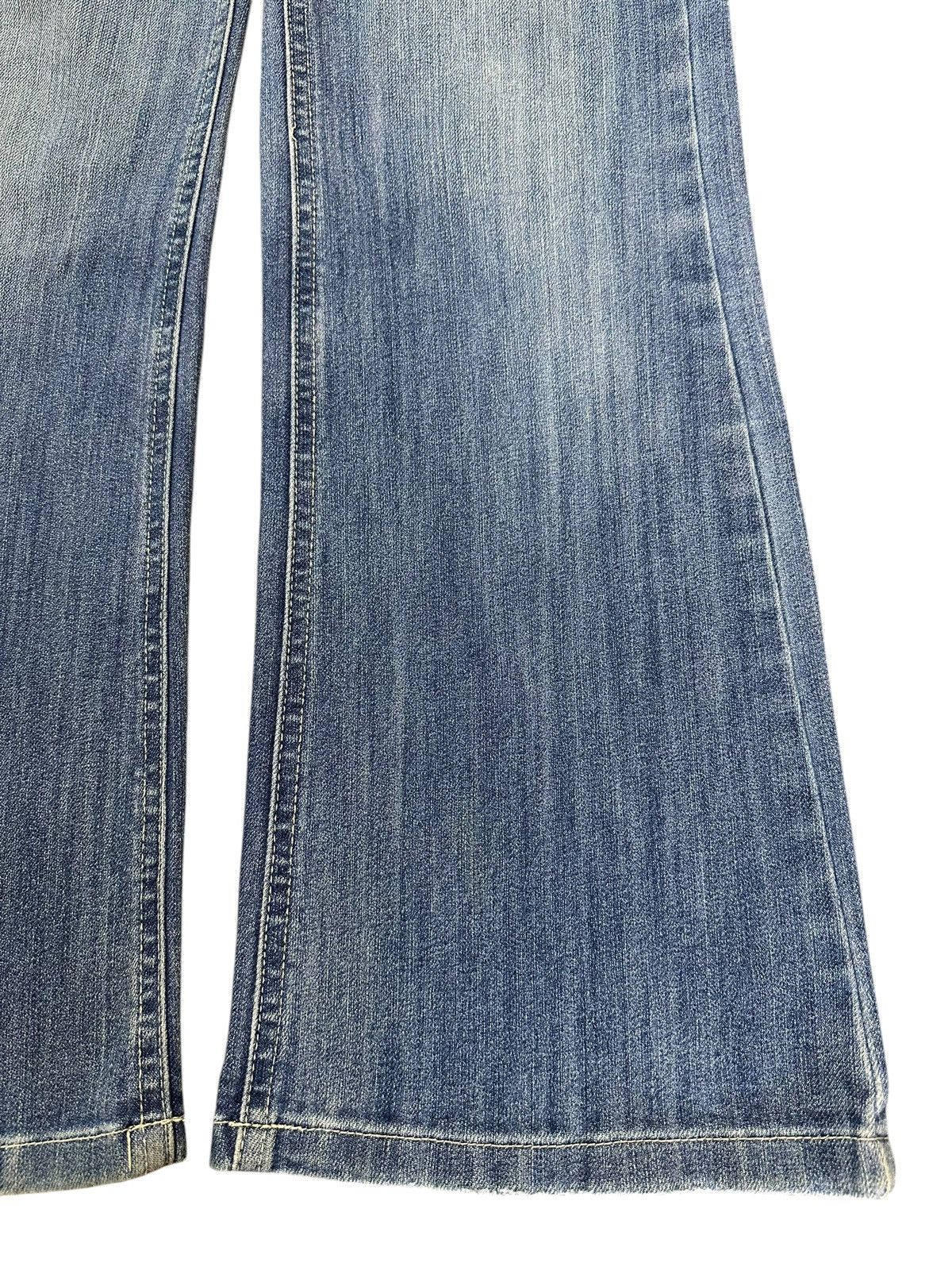 If Six Was Nine Vintage Japanese Brand Blue Faded Wash Style Wide Leg Jeans Size US 30 / EU 46 - 8 Thumbnail