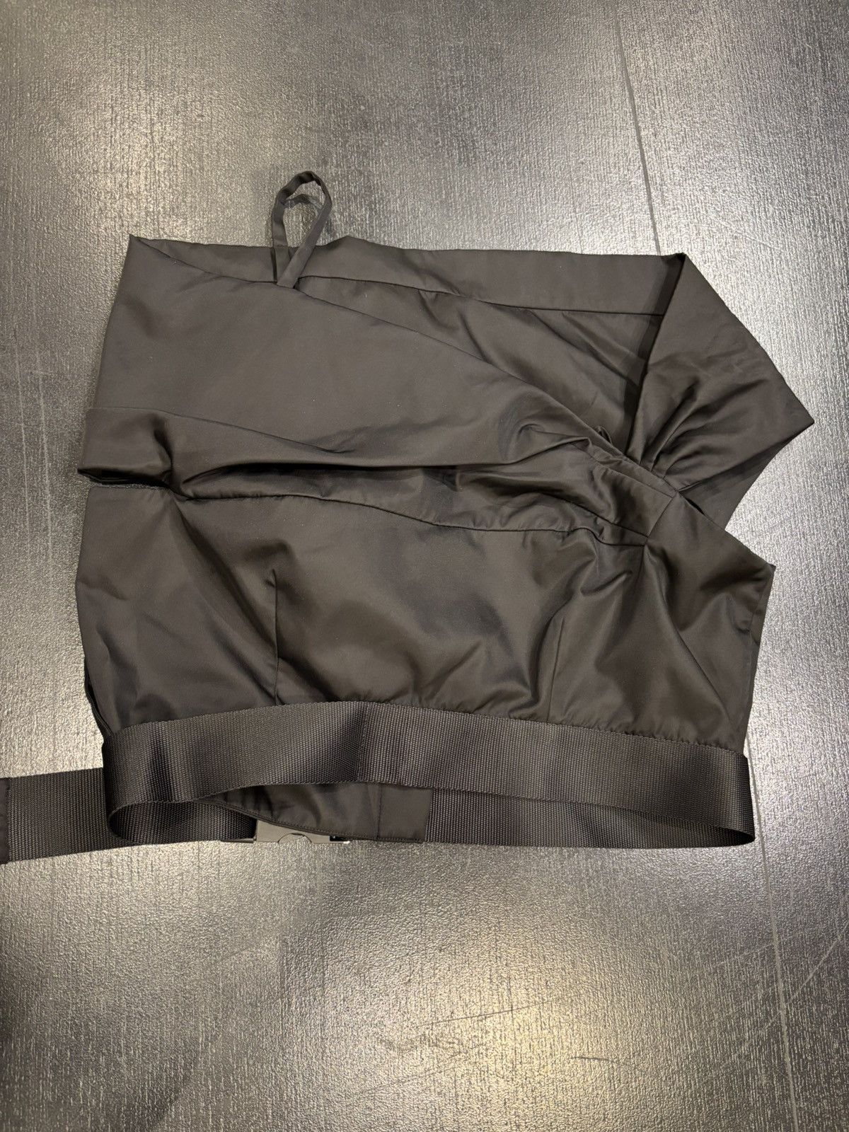 Prada Prada RE Nylon One Shoulder Crop Top Size XS / US 0-2 / IT 36-38 - 2 Thumbnail