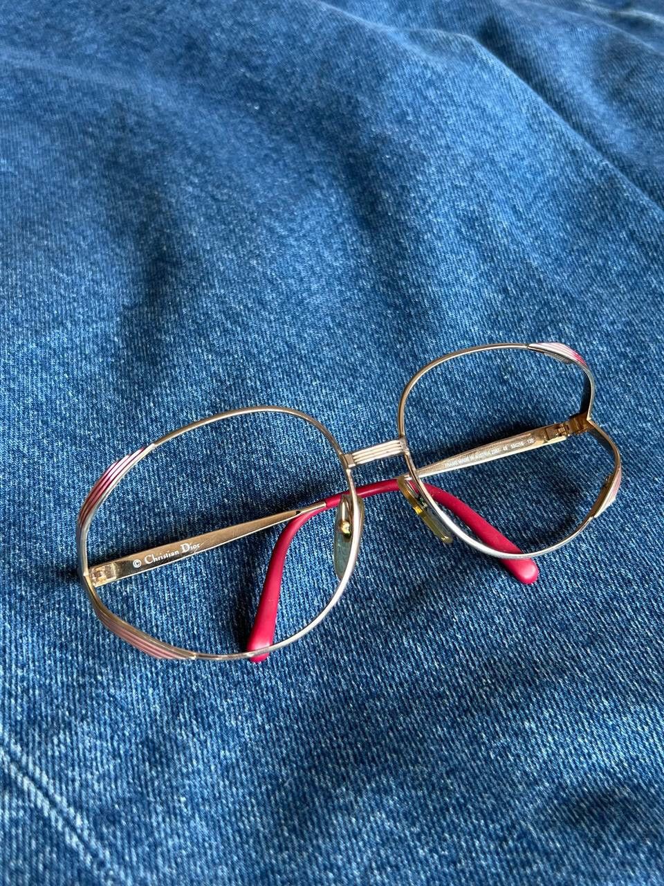 Dior × Vintage Vintage Christian Dior '80s Eyeglasses Frame Made In Austria Size ONE SIZE - 1 Thumbnail