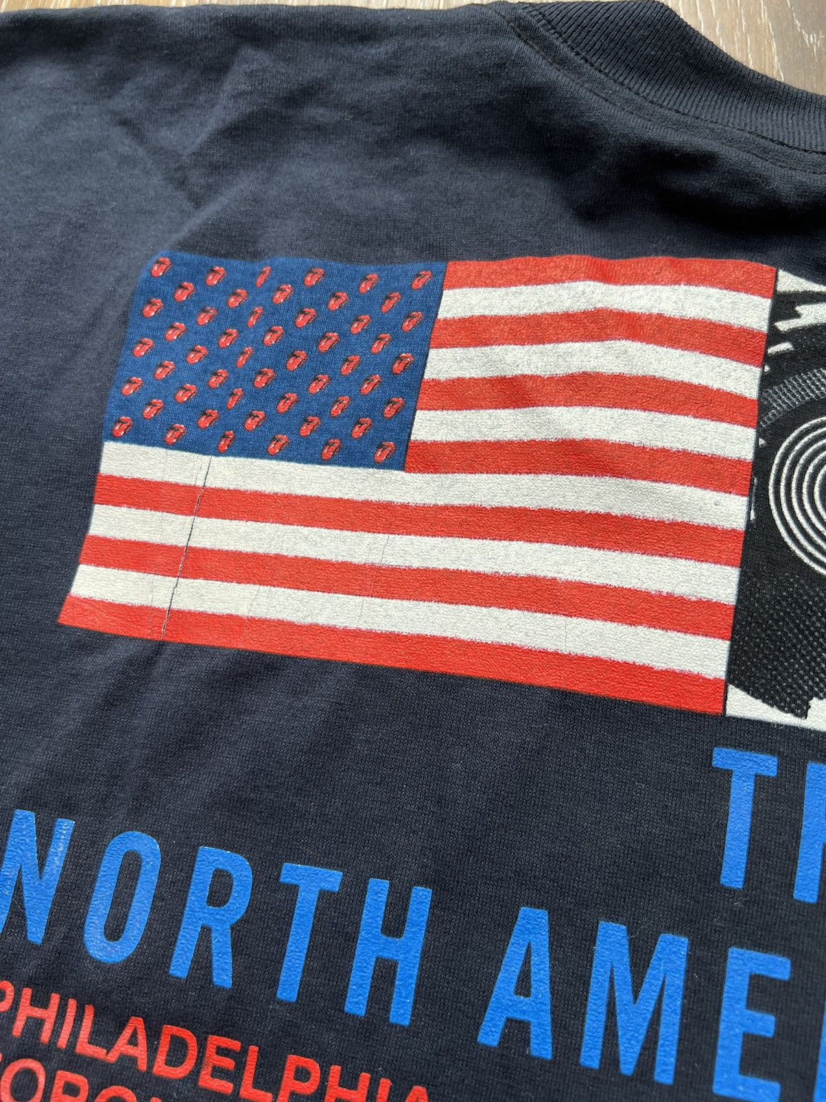 Band Tees Vintage 1989 the rolling stones steelwheels tour tee Size US L / EU 52-54 / 3 - 5 Thumbnail