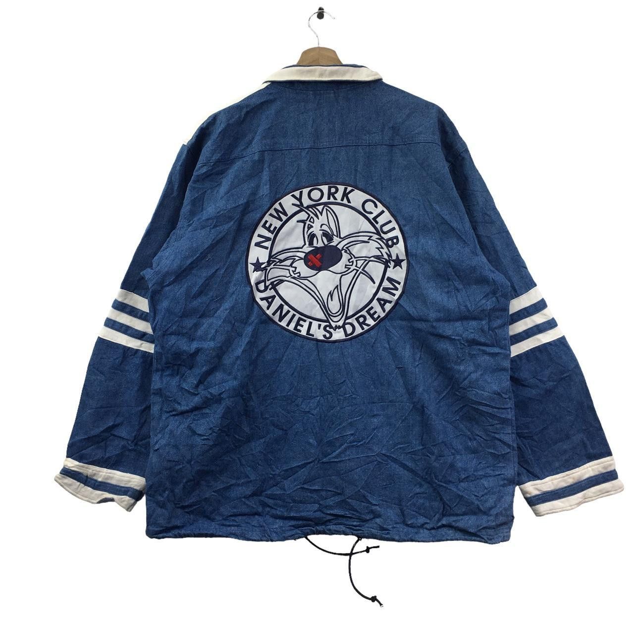 Vintage Vtg NEW YORK CLUB Daniels Dream Cat Cartoon Jacket Size XL / US 12-14 / IT 48-50 - 4 Thumbnail