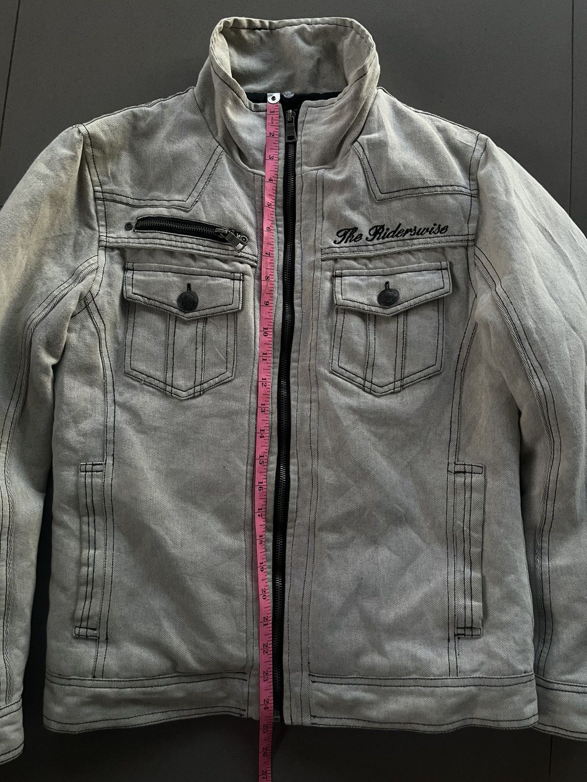 Isamu Katayama Backlash JAPANESE INTHEATTIC BIKERS DENIM JACKET SEDITIONARIES PUNK Size US M / EU 48-50 / 2 - 9 Thumbnail