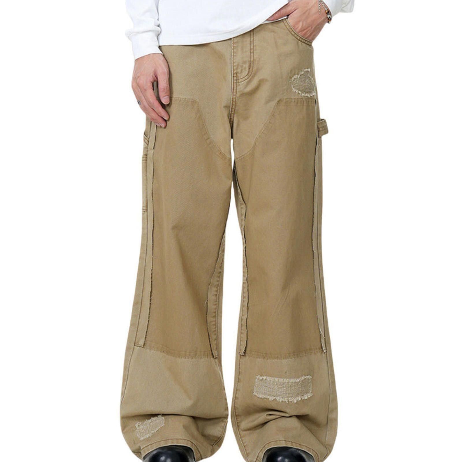 Other Distressed Wide Leg Carpenter Jeans Size US 30 / EU 46 - 4 Thumbnail