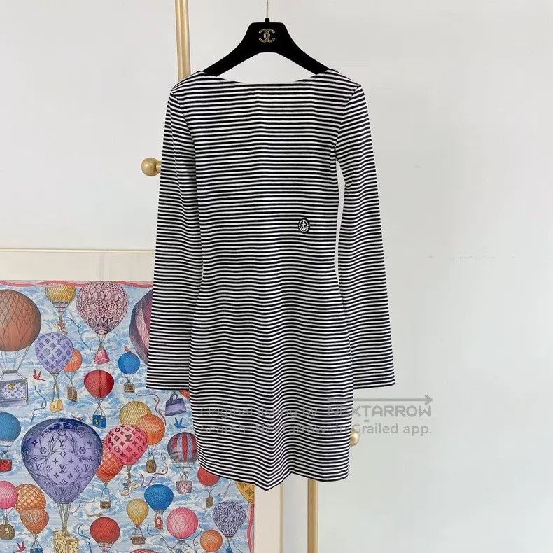 Louis Vuitton Louis Vuitton Striped Halter Dress Size S / US 4 / IT 40 - 1 Thumbnail