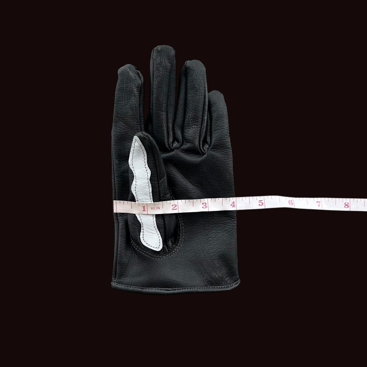 Hysteric Glamour 📢SENDOFFER📢Skeleton Skull Leather Gloves Size ONE SIZE - 5 Thumbnail