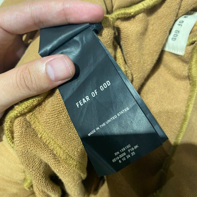 Fear of God Fear of God Khaki streamer sweatpants Size US 30 / EU 46 - 7 Thumbnail