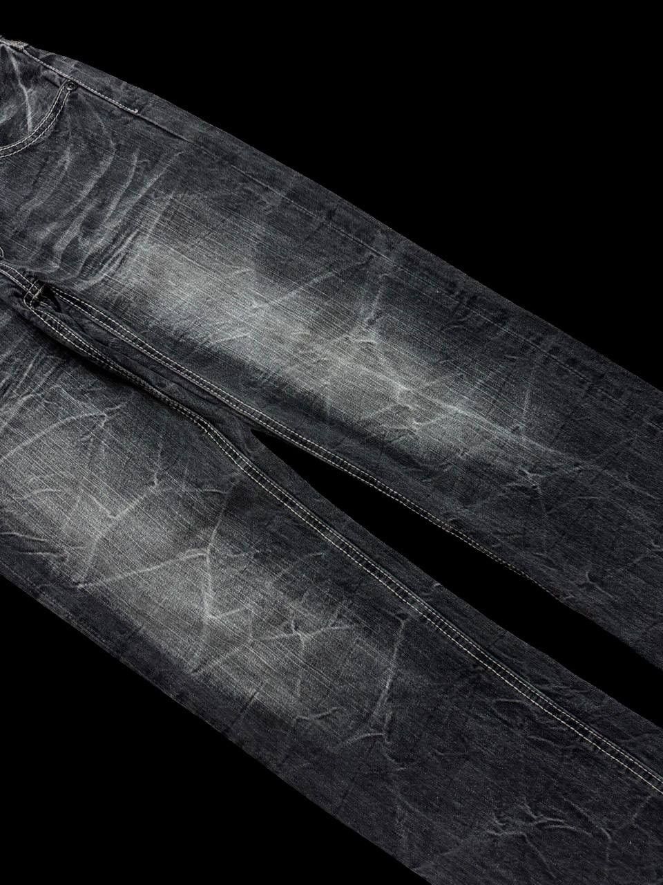 Japanese Brand SICK 90s Style Japanese Avail Jean Sand Washed Stretchmark Size US 28 / EU 44 - 7 Thumbnail