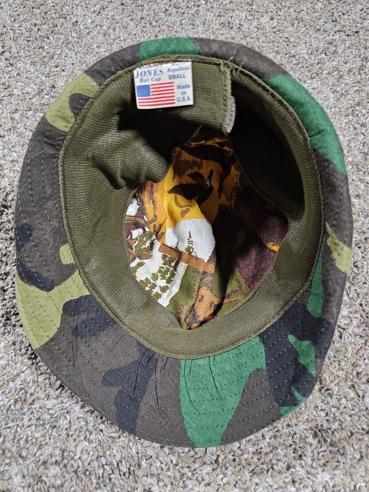 Designer Original Jones Camo Hat Cap S Water Repellent Hunting USA Size ONE SIZE - 5 Thumbnail