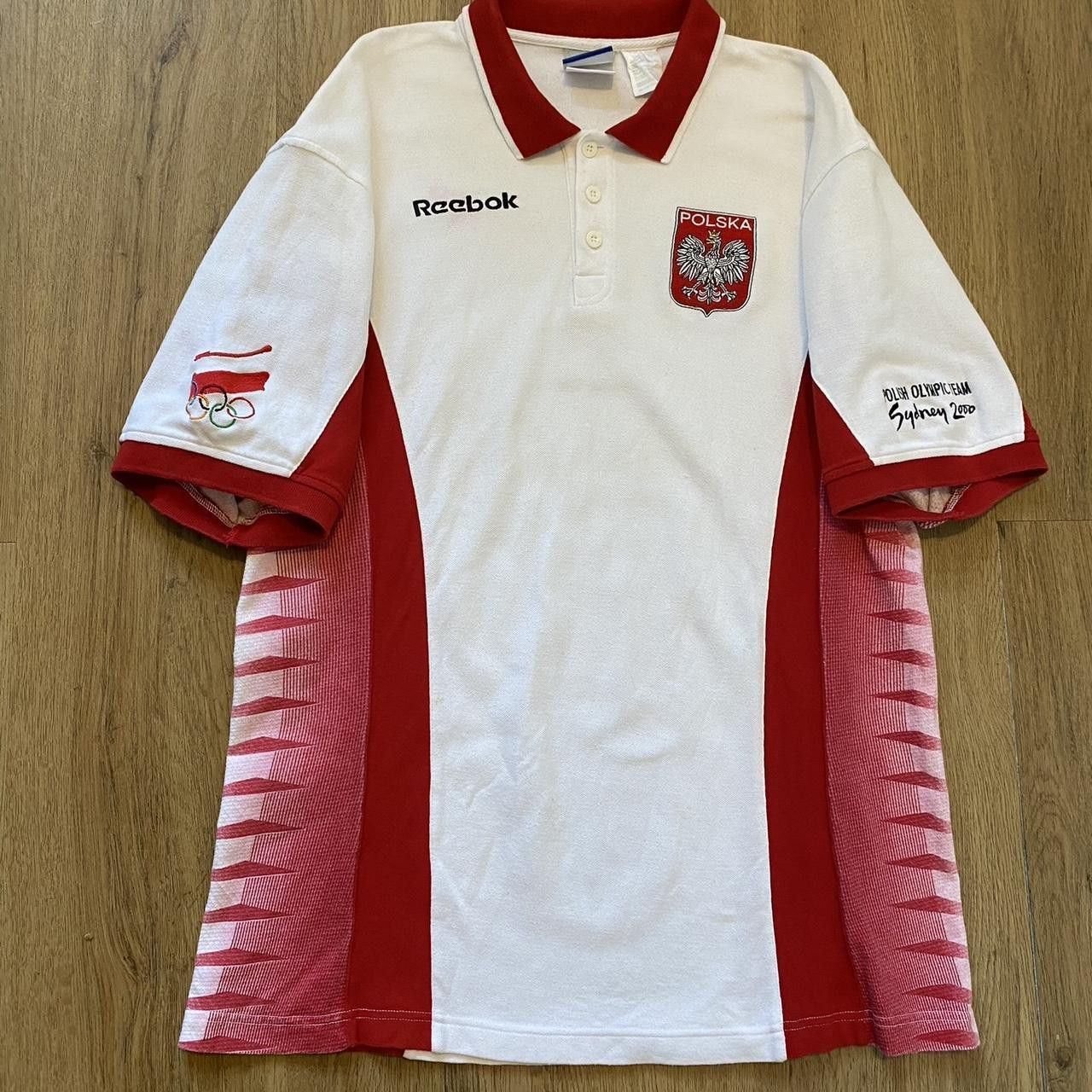 Reebok 2000 Poland Reebok Vintage Olympic Polo Shirt Sydney Size US M / EU 48-50 / 2 - 1 Thumbnail