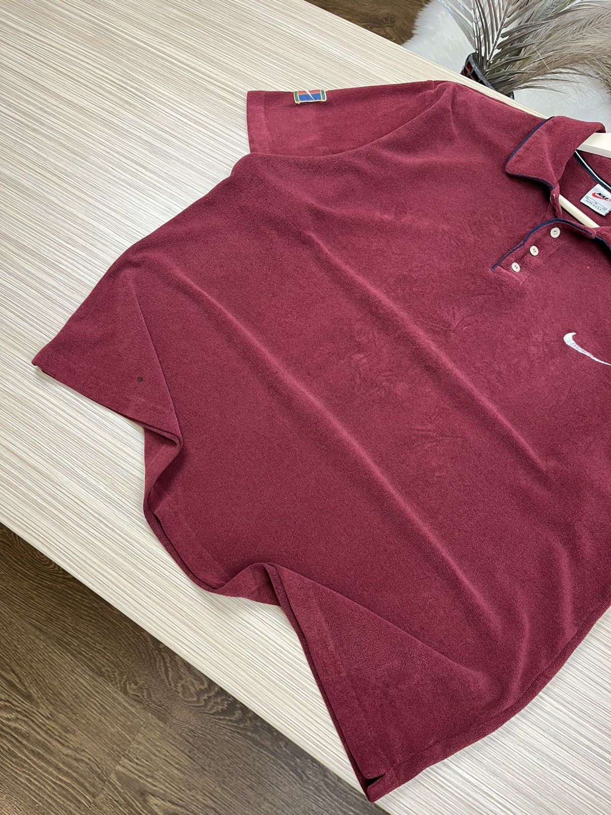 Nike × Vintage Nike Tennis Court Vintage Polo T-Shirt 90s Size US XL / EU 56 / 4 - 9 Thumbnail