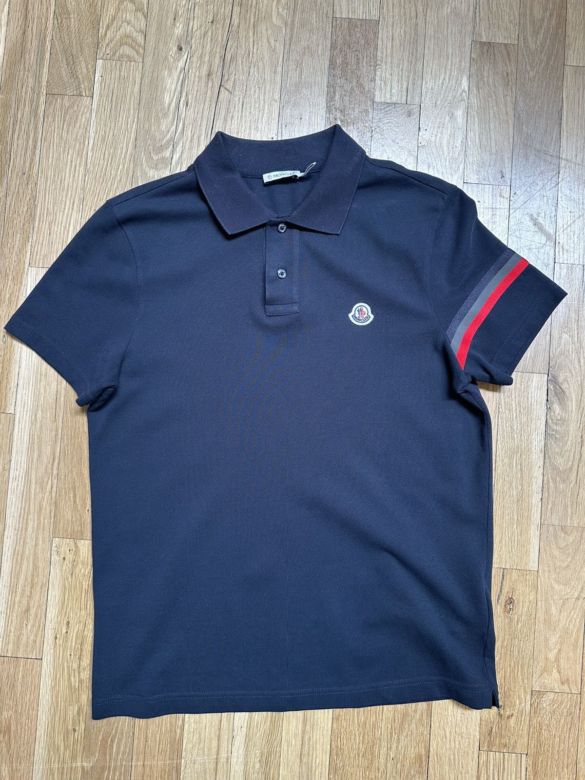 image of Moncler Polo Shirt in Navy, Men's (Size Small)