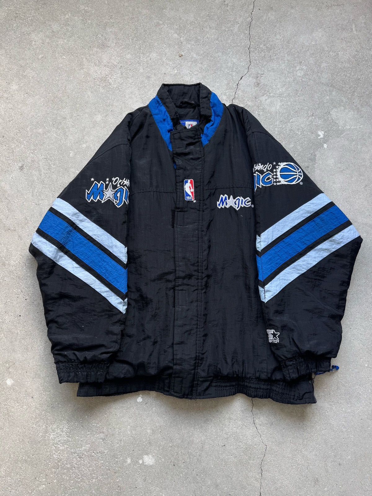 Starter Vintage 1990s Starter Orlando Magic Jacket NBA Size US XL / EU 56 / 4 - 1 Thumbnail