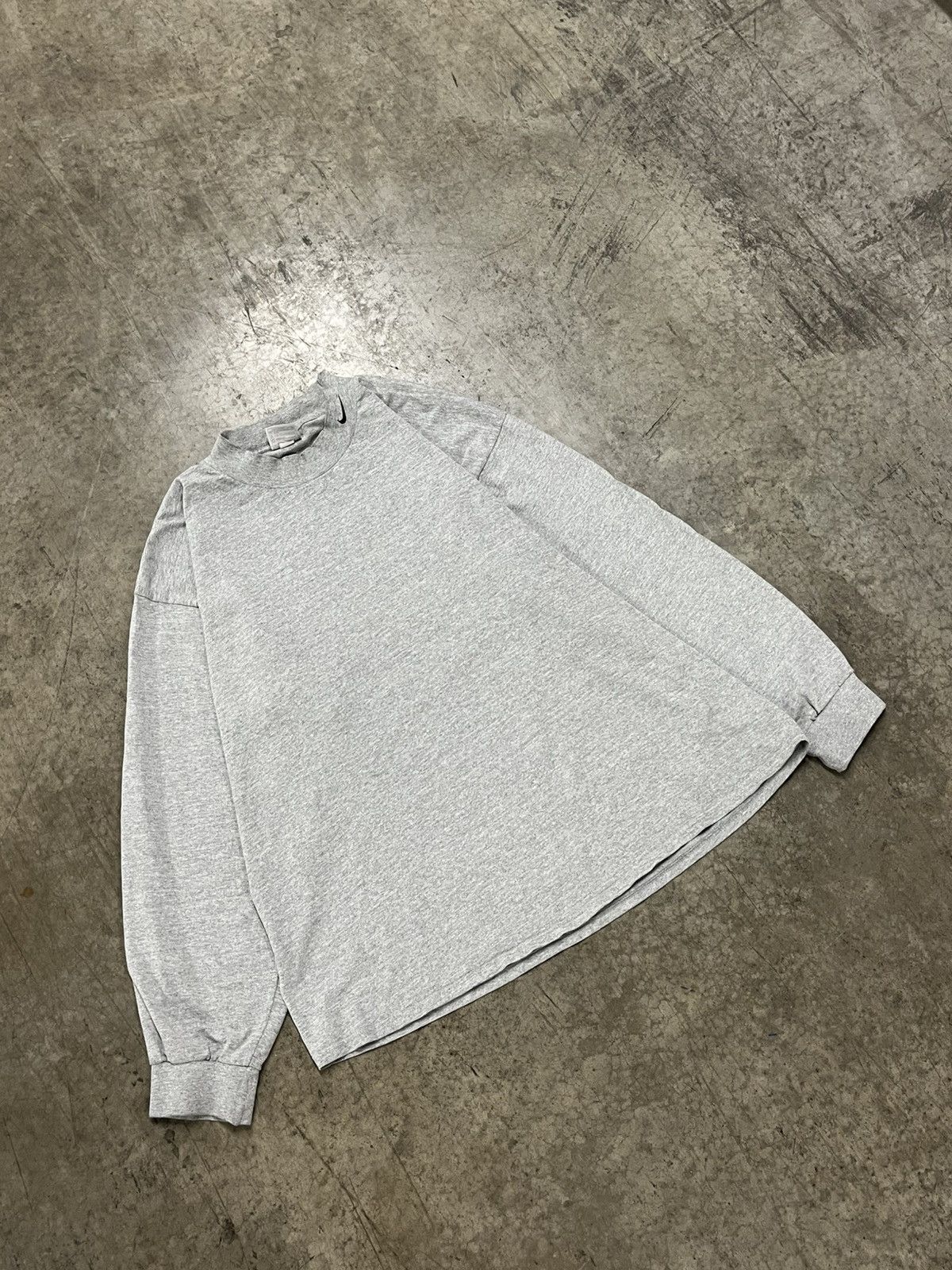 Nike × Vintage Nike vintage turtle neck heavy weight longsleeve streetwear Size US XXL / EU 58 / 5 - 2 Thumbnail
