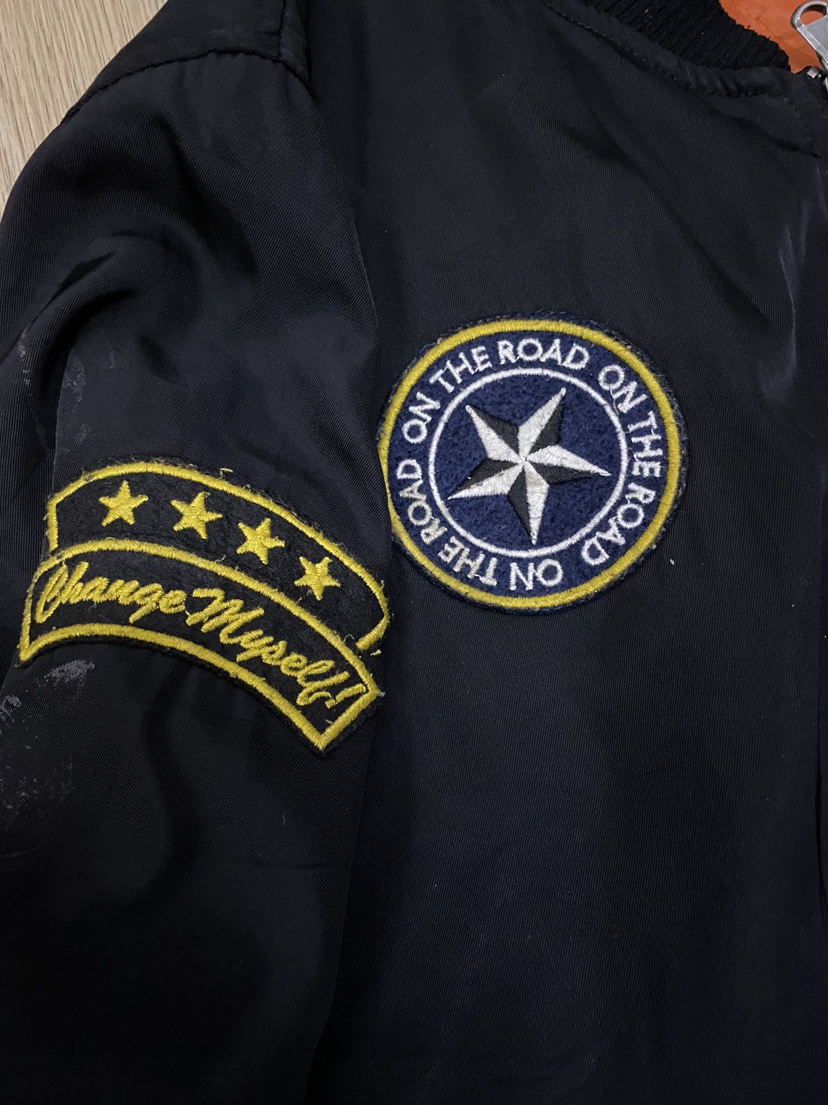 Japanese Brand Private pause patches bomber jacket Size US L / EU 52-54 / 3 - 6 Thumbnail