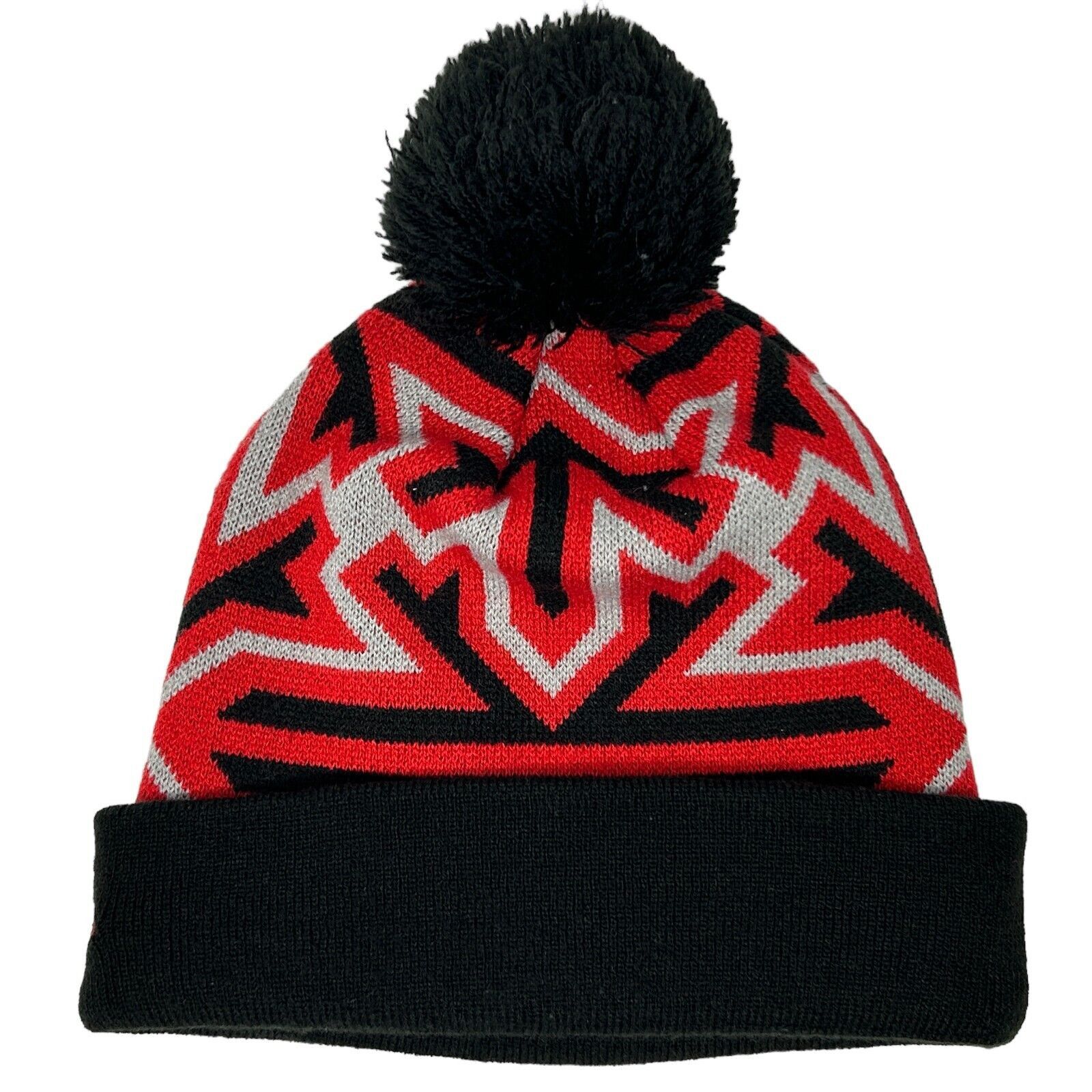 New Era Toronto Raptors Cuffed Pom Pom Beanie Toque Hat NBA Size ONE SIZE - 3 Thumbnail