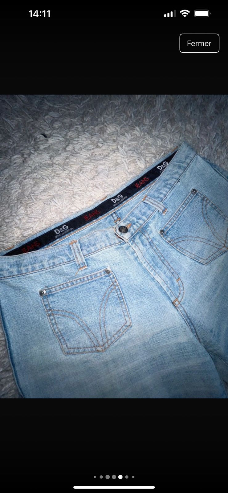 Dolce & Gabbana DOLCE & GABBANA vintage y2k low rise flare jeans Size 30" / US 8 / IT 44 - 4 Thumbnail