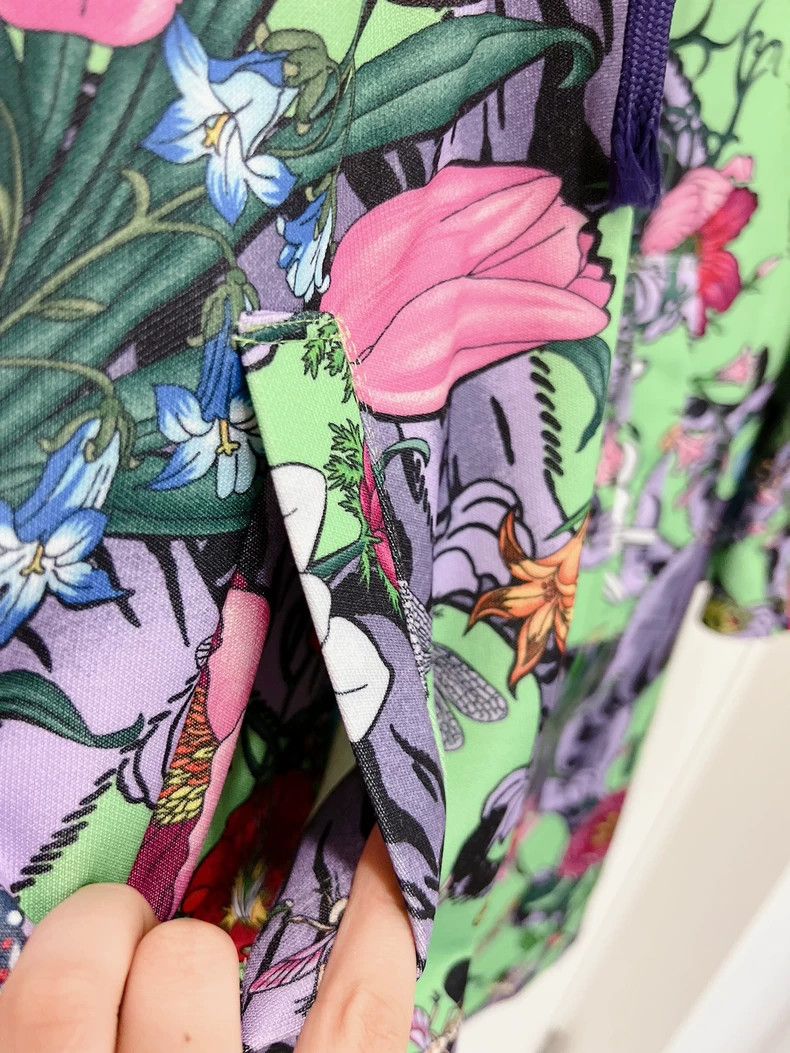 Gucci Gucci Floral pattern hooded sweatshirt sports dress 2504-Ne Size XS / US 0-2 / IT 36-38 - 4 Thumbnail