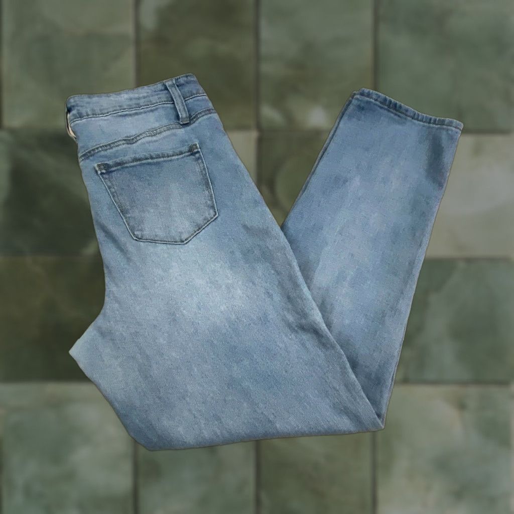 Vintage BP Women's Mom Jeans High Waist Blue Medium Wash Size 31 Stretch Cotton Blend Size 24" / US 00 / IT 34 - 1 Thumbnail