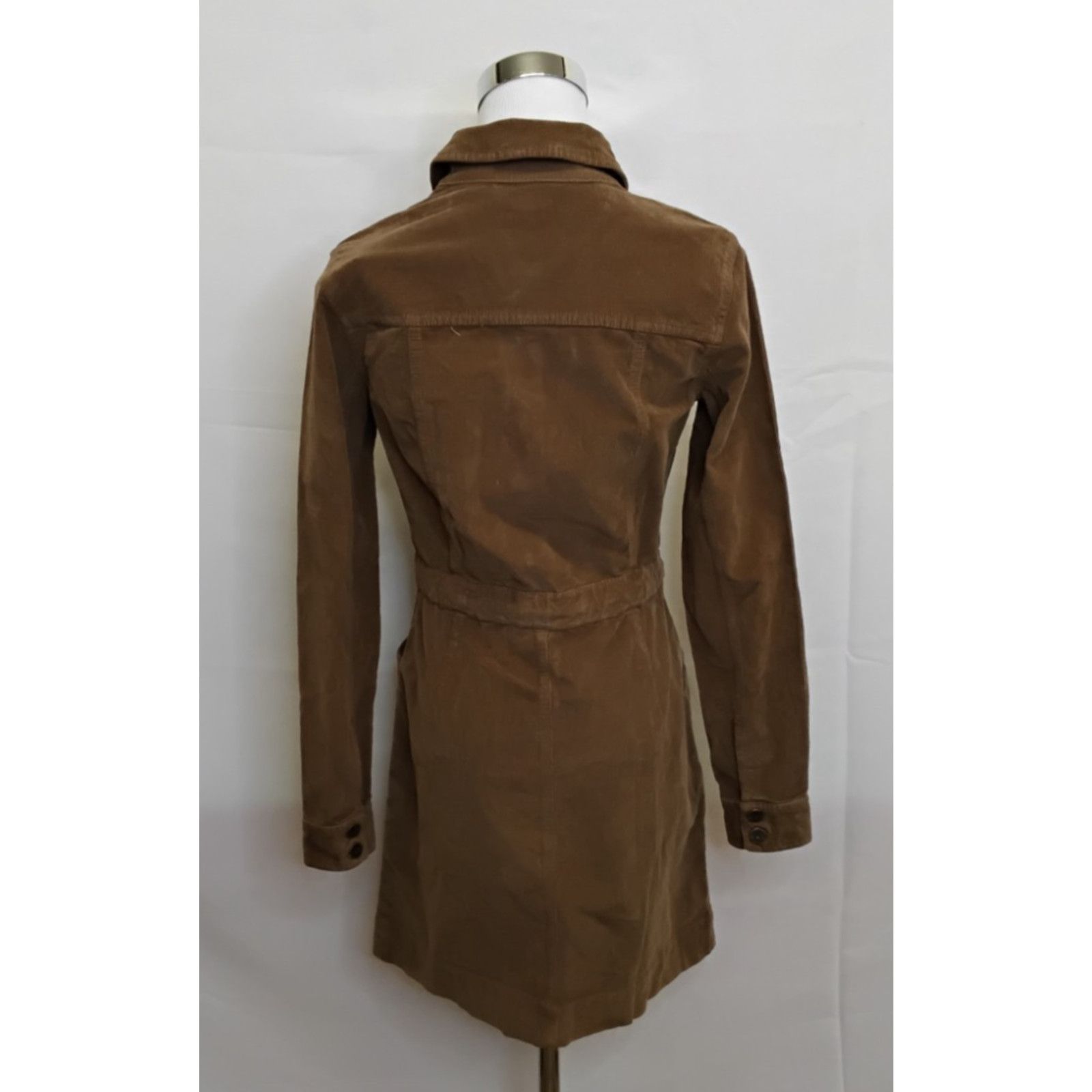 Faherty Faherty Michelle Dress Women S Brown Corduroy Jacket NWT Size S / US 4 / IT 40 - 3 Thumbnail