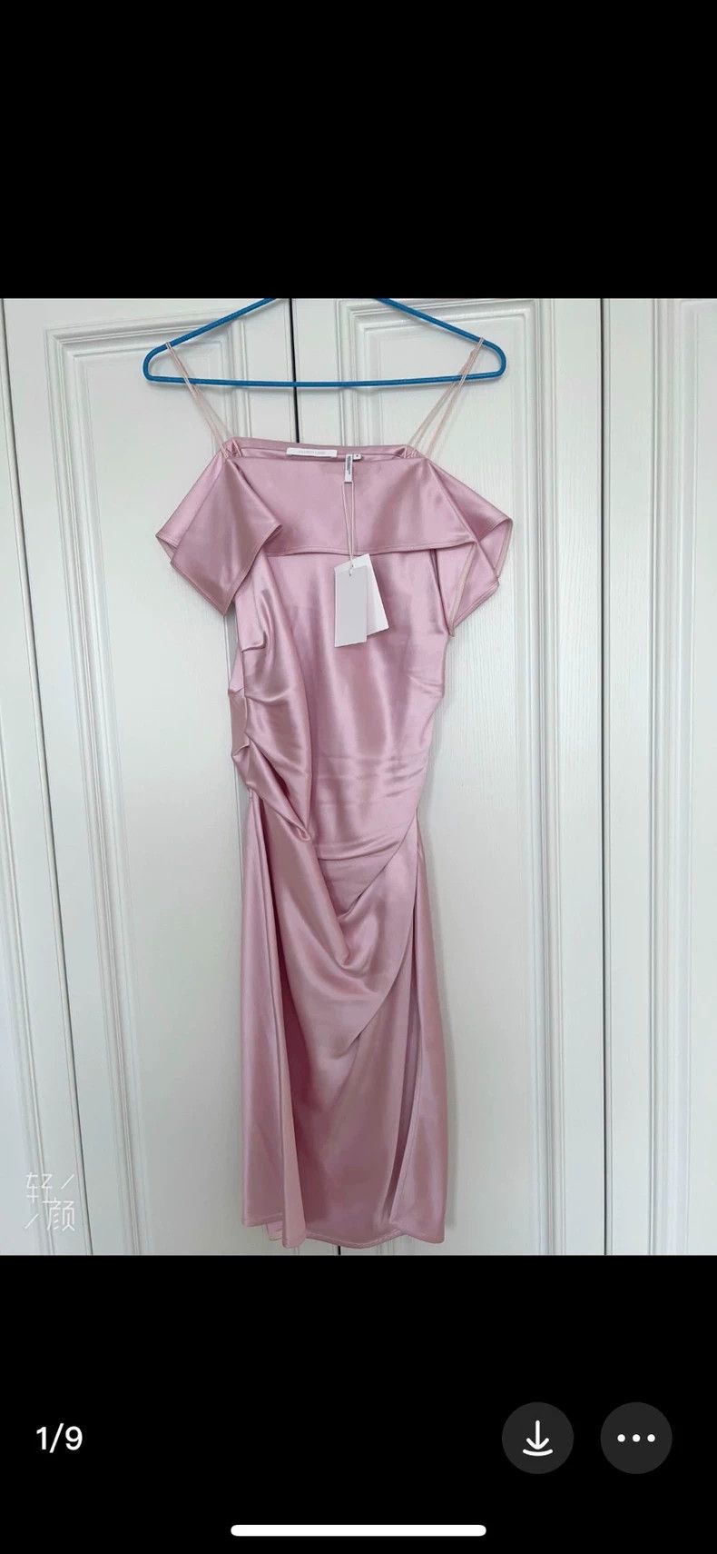 Helmut Lang HELMUT LANG Pink satin dress Size M / US 6-8 / IT 42-44 - 1 Thumbnail